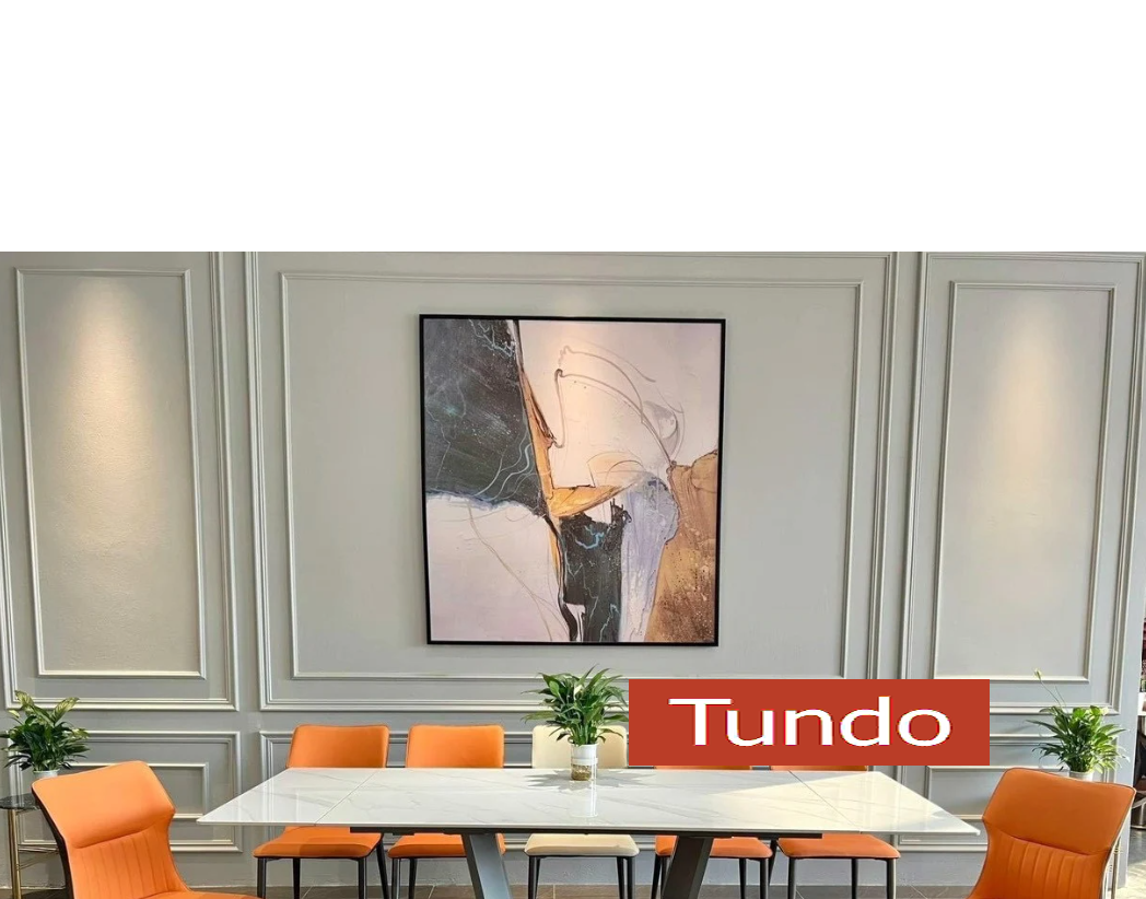 Bàn ăn thông minh kéo dài mặt đá Juno Sofa chân inox