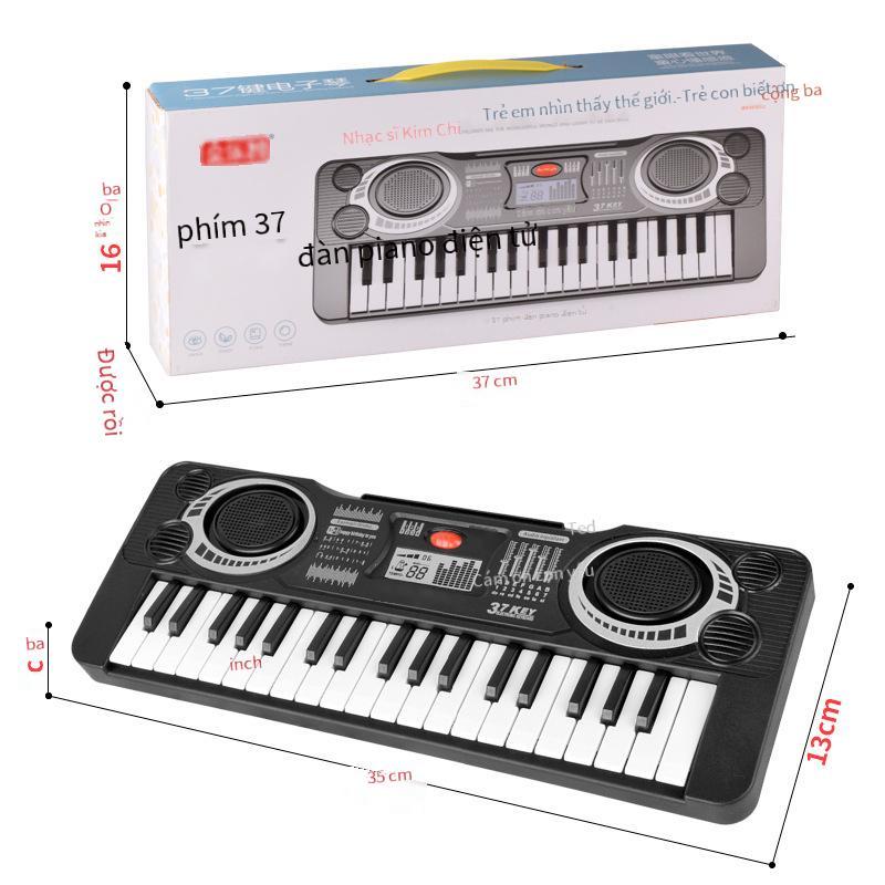 Phong cách mới nhất Amazon 37 phím dành cho trẻ em đàn organ điện tử micrô micrô đa chức năng âm nhạc đàn piano đồ chơi nhạc cụ