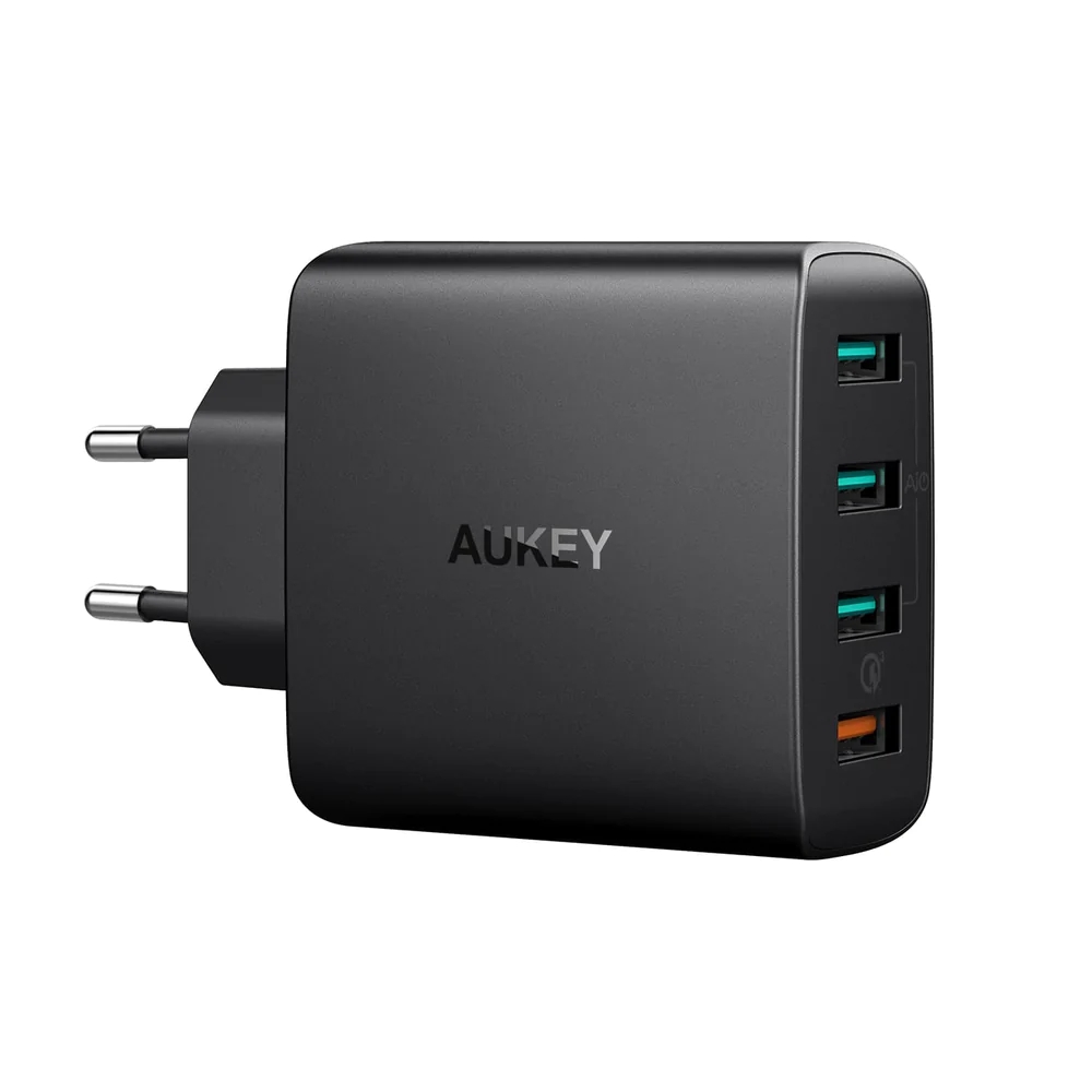 CỦ SẠC 4 CỔNG TÍCH HỢP 1 CỔNG QC3.0 AUKEY PA-T18 - HÀNG NHẬP KHẨU