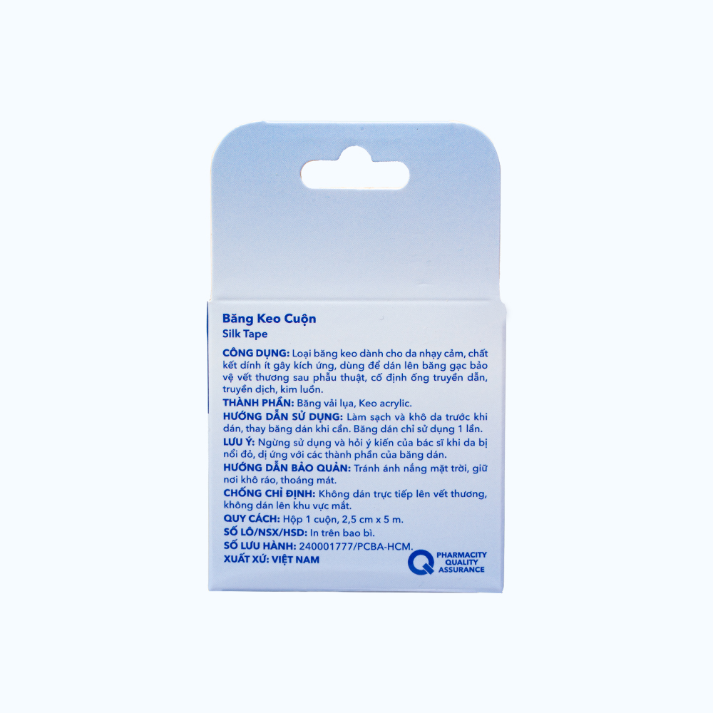 Băng keo y tế Pharmacity (2.5cm x 5m)