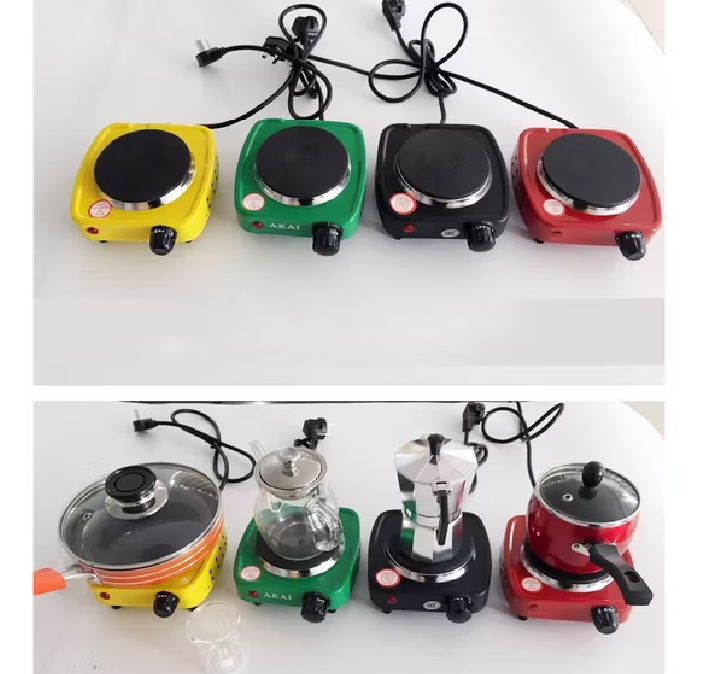 Bếp điện từ mini nhỏ gọn để bàn pha trà cafe pha sữa rất tiện giao màu ngẫu nhiên