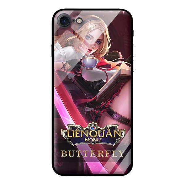 Ốp kính cường lực cho iPhone 7 Liên Quân Butterfly - Hàng chính hãng