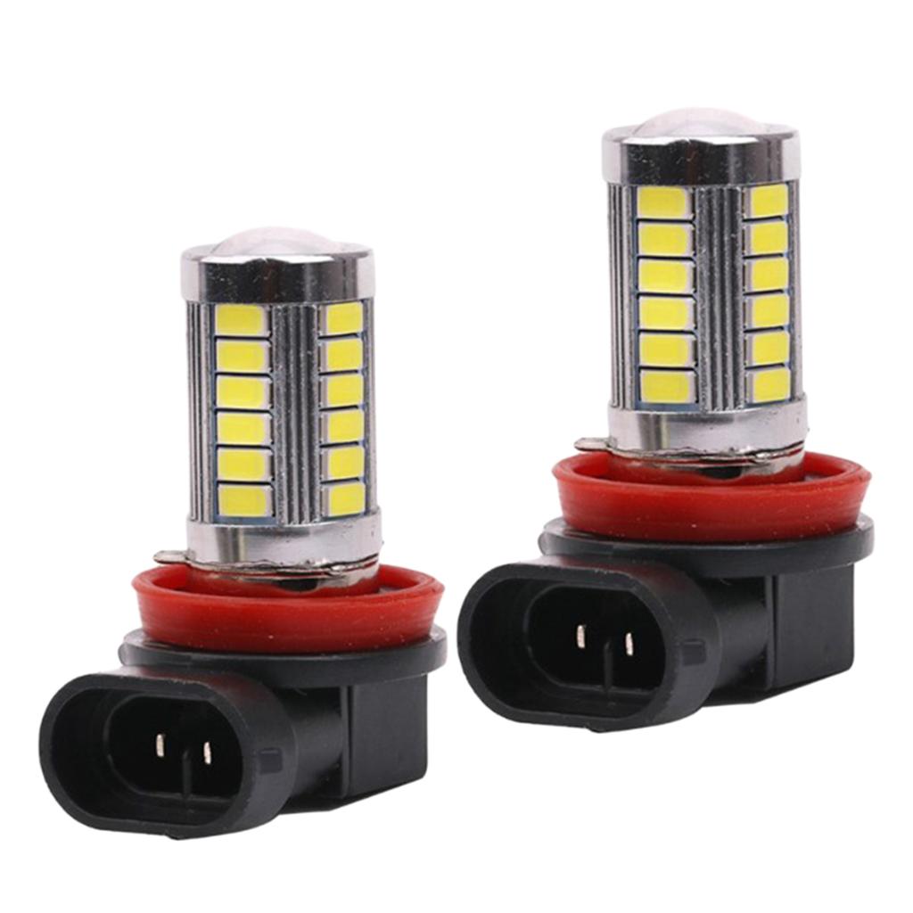 2Pcs 6000K H11 21 LED Fog Driving Light Bulbs DRL Super