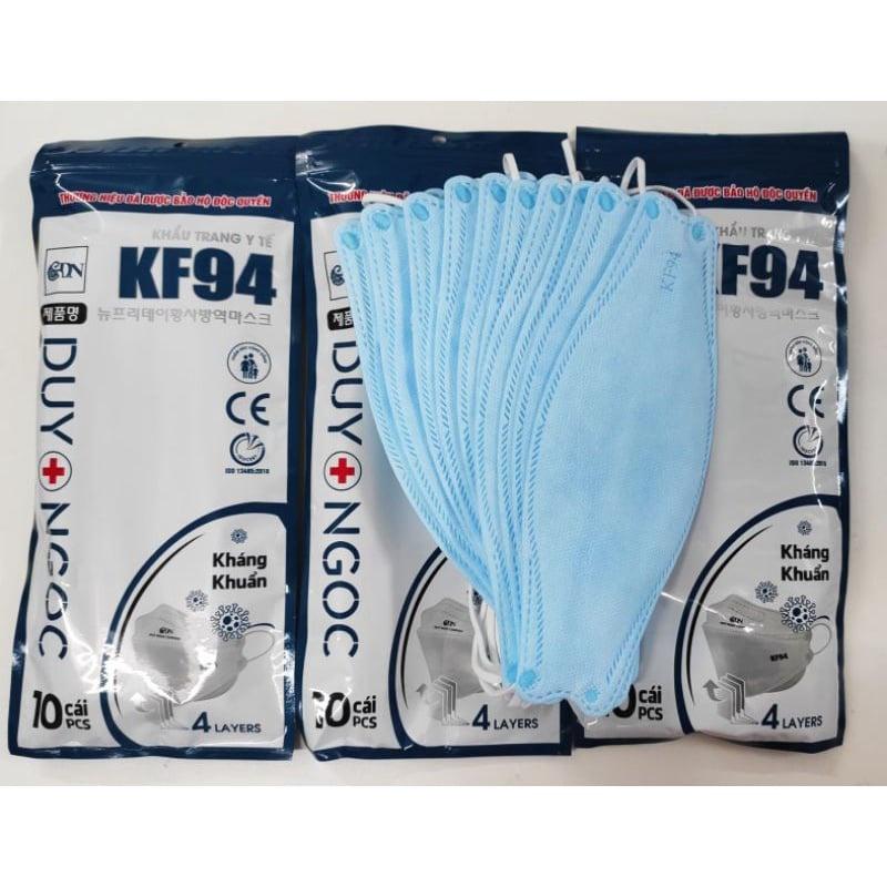 100 Khẩu trang KF94 Duy Ngọc, DN MASK, tiêu chuẩn Hàn quốc KF94, màu trắng