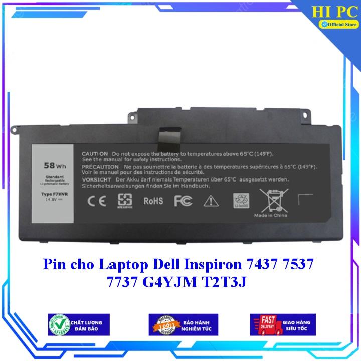 Pin cho Laptop Dell Inspiron 7437 7537 7737 G4YJM T2T3J - Hàng Nhập Khẩu