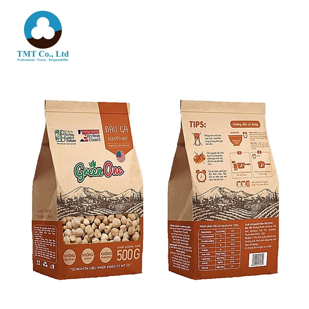 Đậu gà nguyên hạt Green One 500g