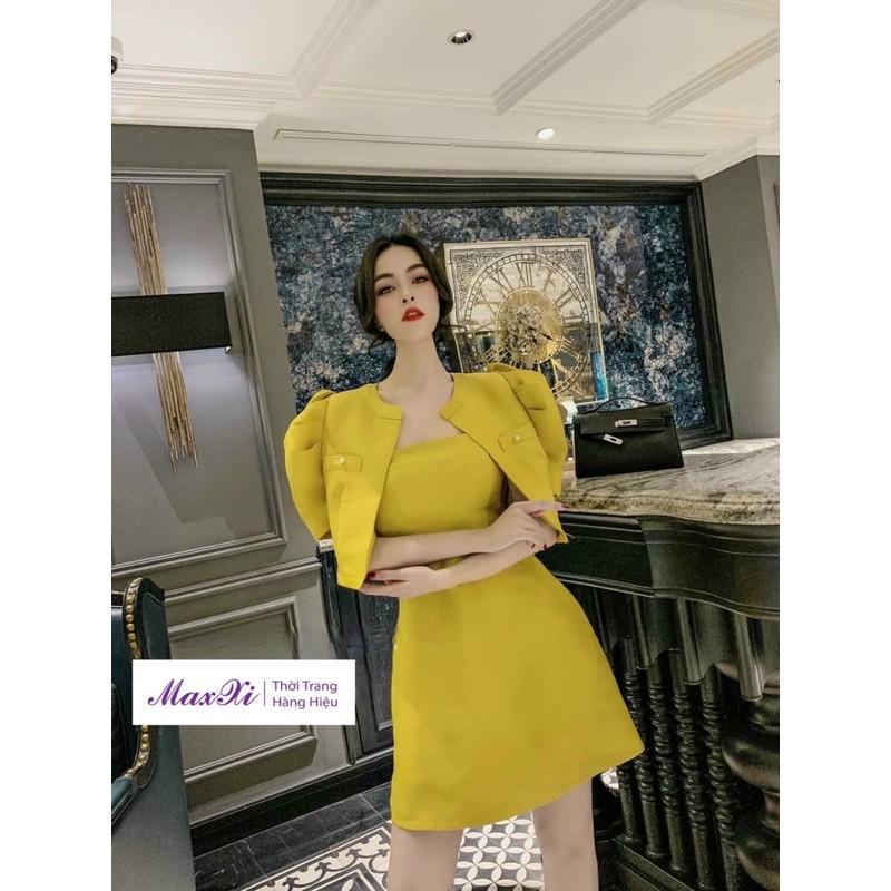Set Chân Váy Nữ Kèm Áo Khoác Lửng
