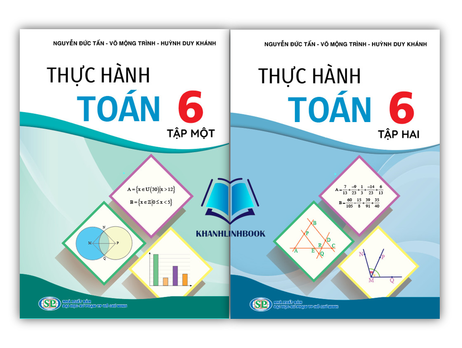 Sách - Combo Thực hành Toán 6 - tập 1 + 2