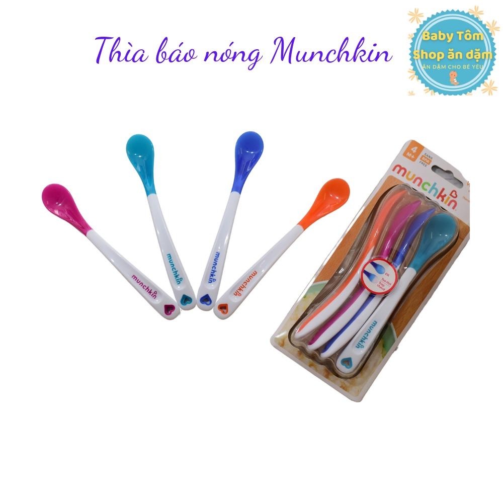 "Tách sét" - Thìa mềm báo nóng Munchkin cho bé yêu