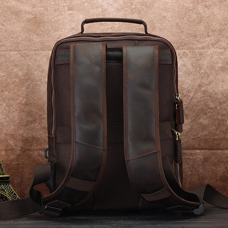 Balo nam DA BÒ THẬT, balo laptop phong cách mới – BEE GEE BLND9048