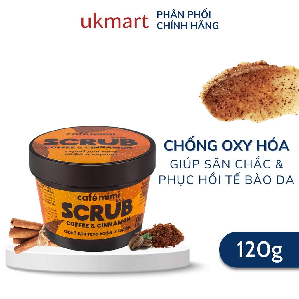 Tẩy Tế Bào Chết Toàn Thân CAFÉ MIMI Café Và Quế 120g