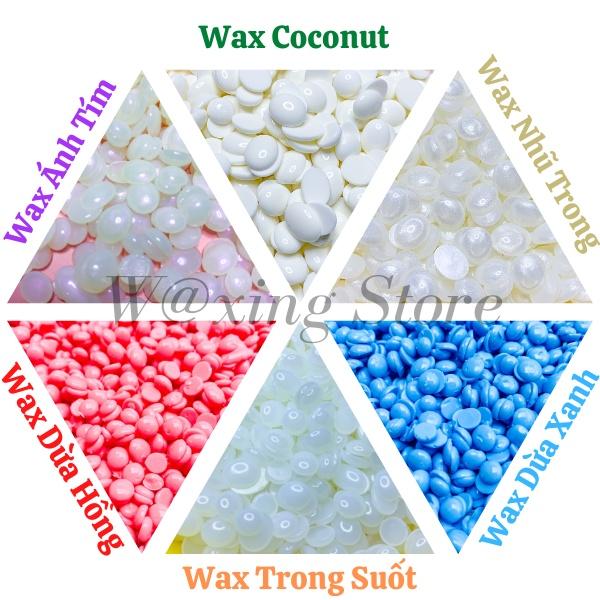 Sáp wax lông cao cấp siêu thơm ,bám lông tốt gói 300G,500G,1KG tặng kèm que gỗ
