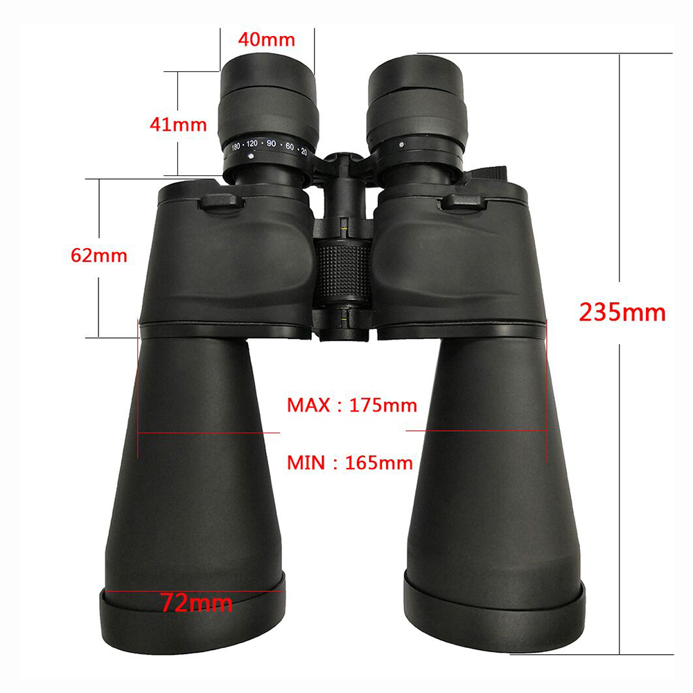 Ống nhòm chuyên nghiệp có thể điều chỉnh 20-180x100