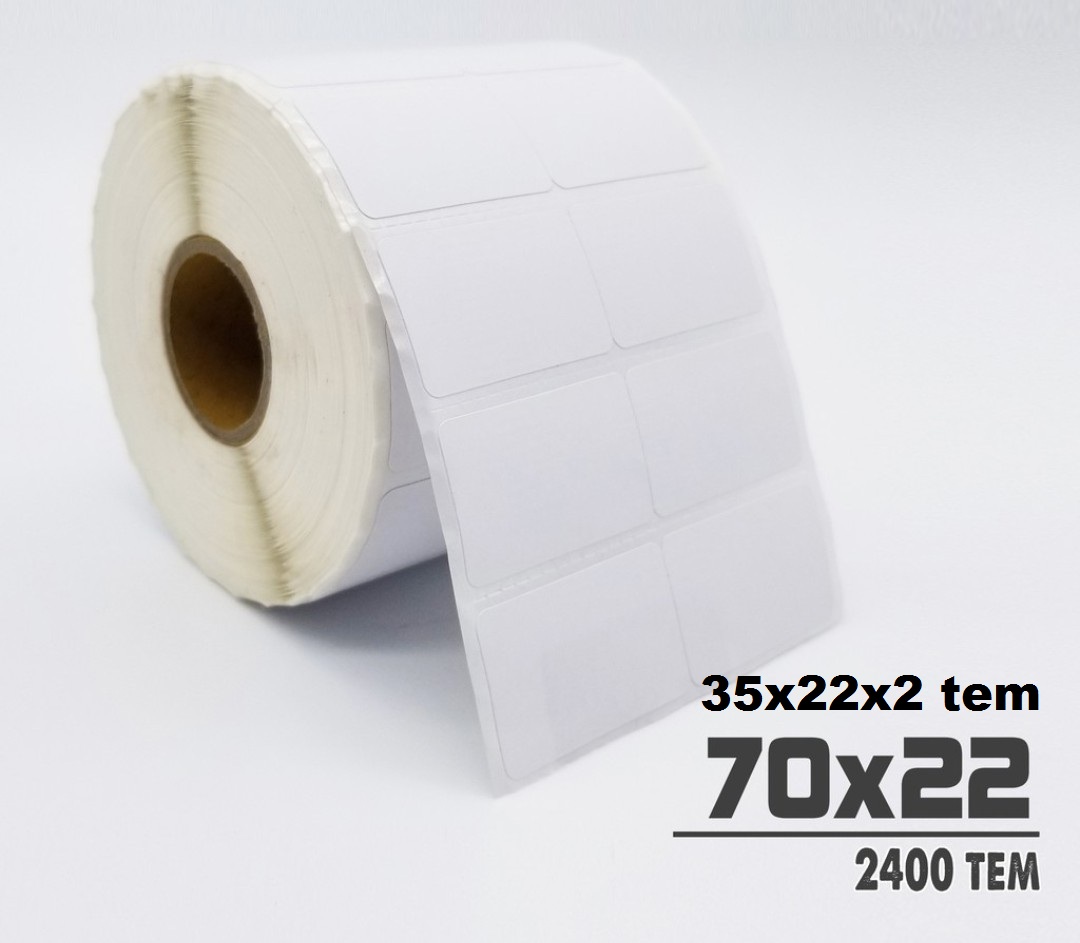 Decal in nhiệt, tem nhãn, 2 tem 35x22mm, 2500 tem/ cuộn