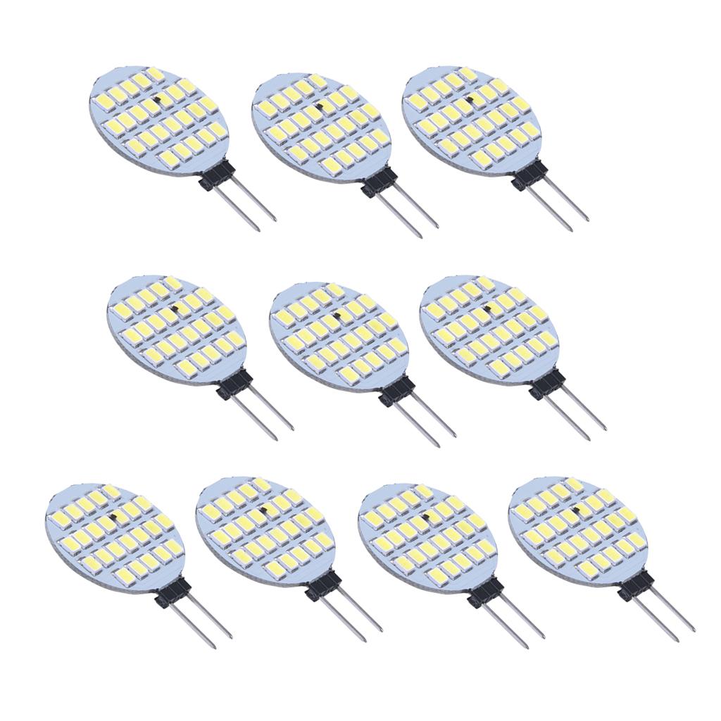 10 Pieces G4 1210 SMD 24 LED Bulb Bulb Warm White Spotlight Bulb 3000-3500K
