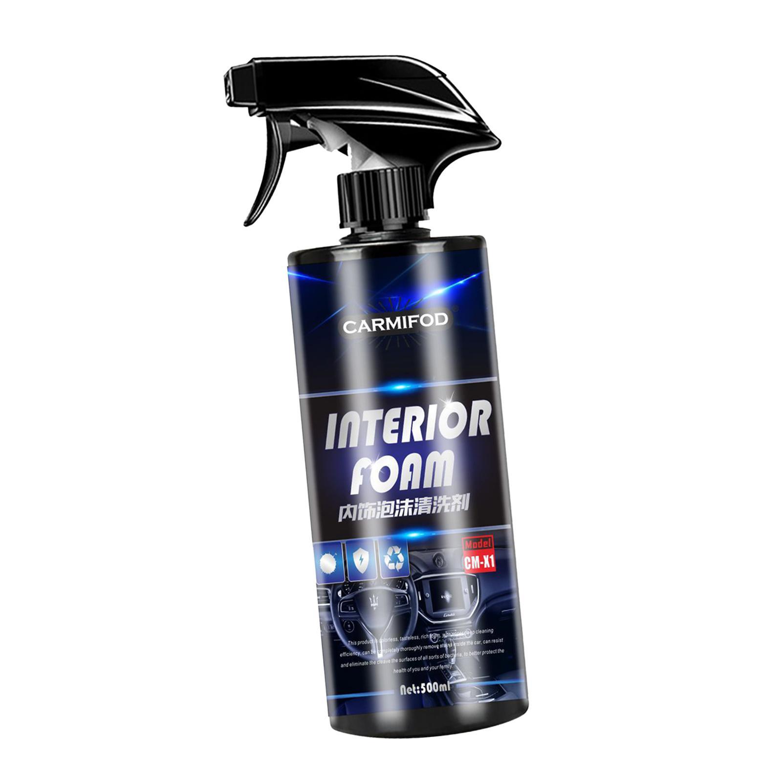 Car Interior Foam Cleaner Foaming Cleaner 500ml Multi Purpose Cleaning Spray