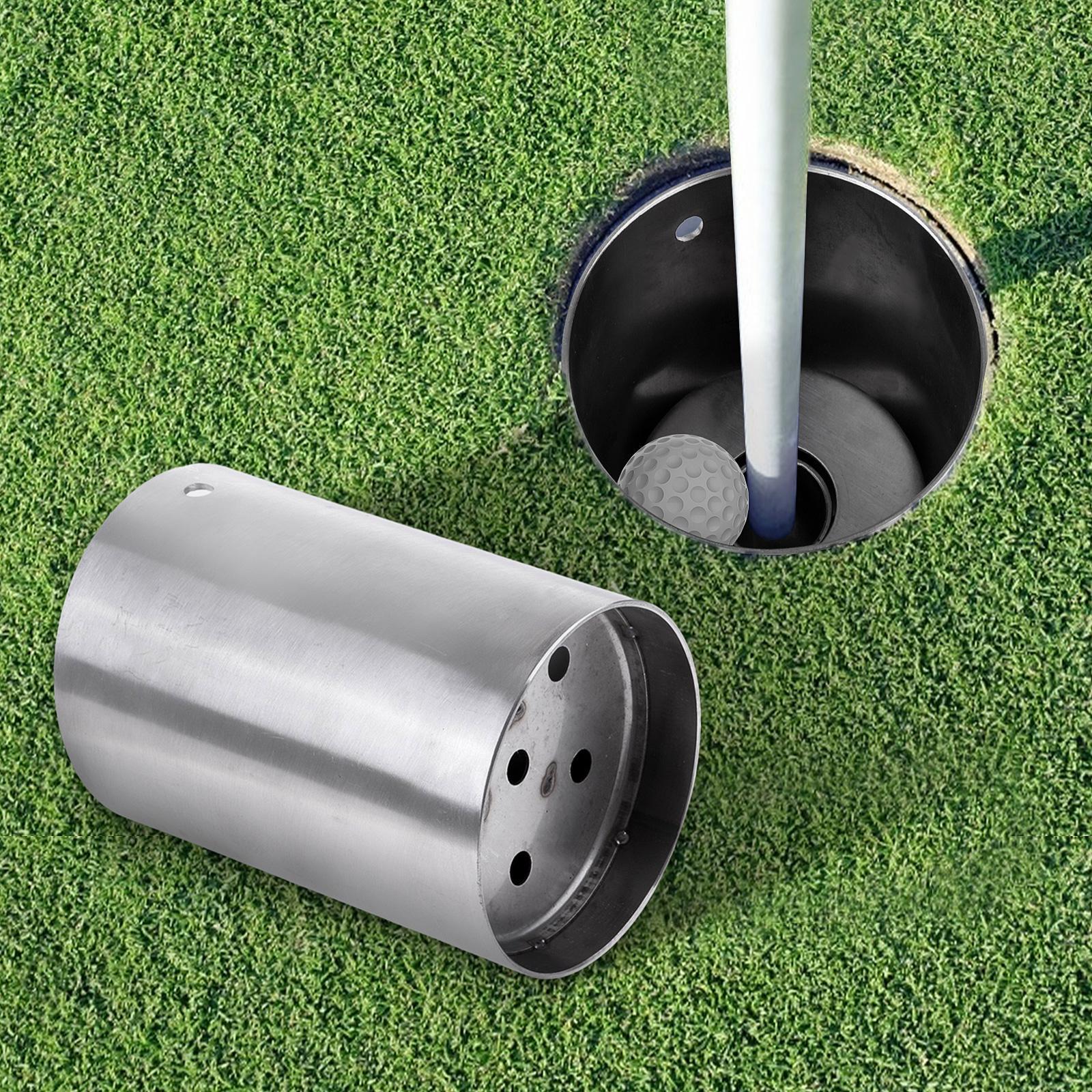 Durable Golf Hole Putting Cup Golfing Holes Protective Golf Accessories Set Golf Practice Aids Protector Cover for Golf Training Outdoor