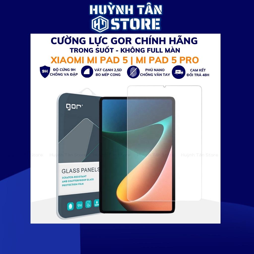 Kính cường lực Mi Pad 5, MiPad 5 Pro trong suốt full màn chính hãng GOR chống va đâp tốt cho máy tính bảng - Hàng nhập khẩu