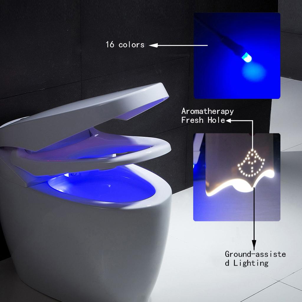Rechargeable LED Night Light Toilet Bathroom Motion Activated Lamp For Bathroom