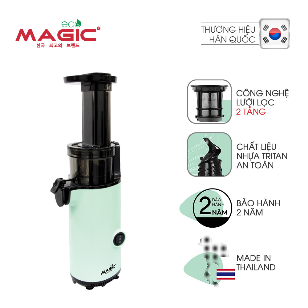 Máy ép tốc độ chậm thế hệ mới Magic Eco AC-131 - Hàng chính hãng
