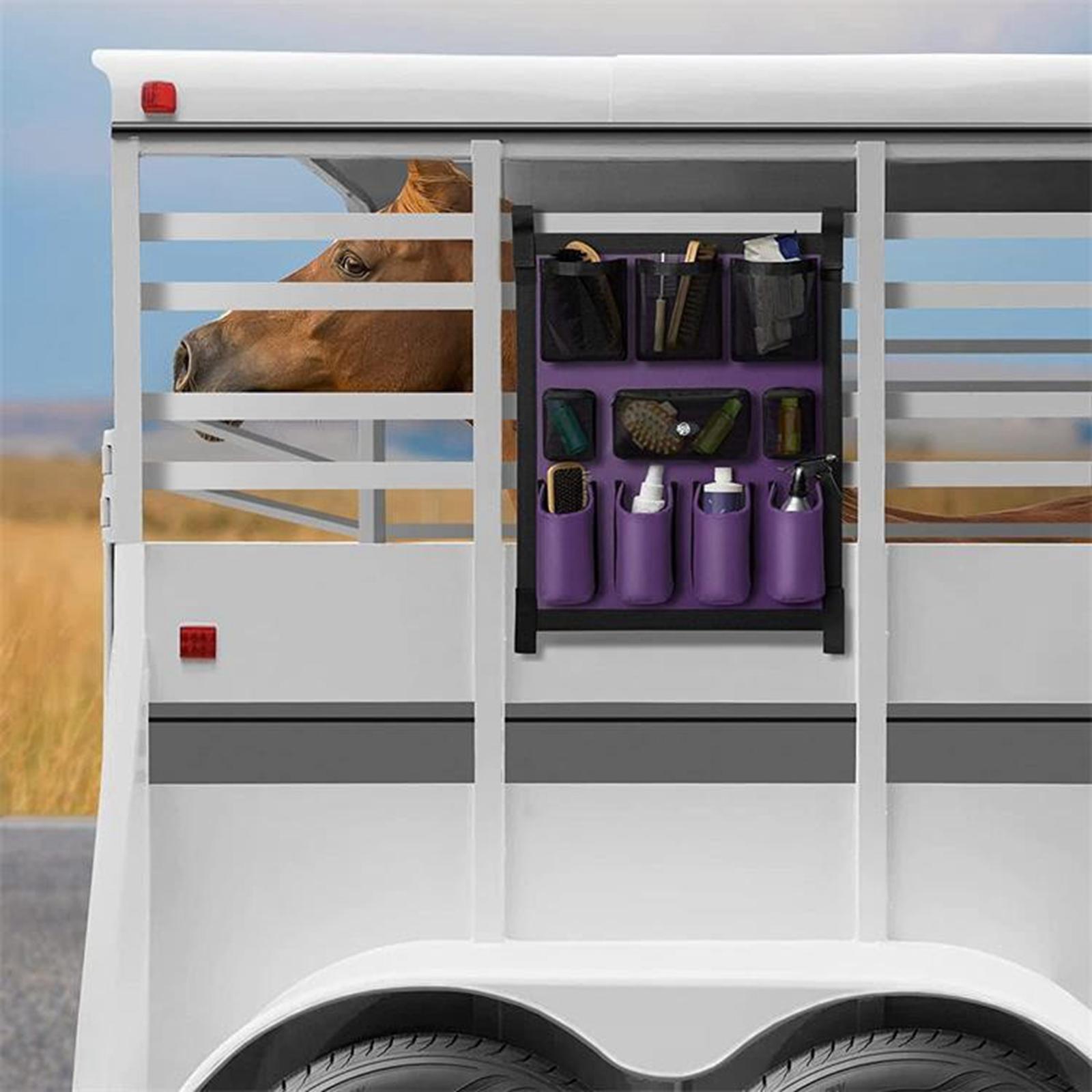 Horse Trailer Grooming Bag Organizer Stall Equine Long Caddy