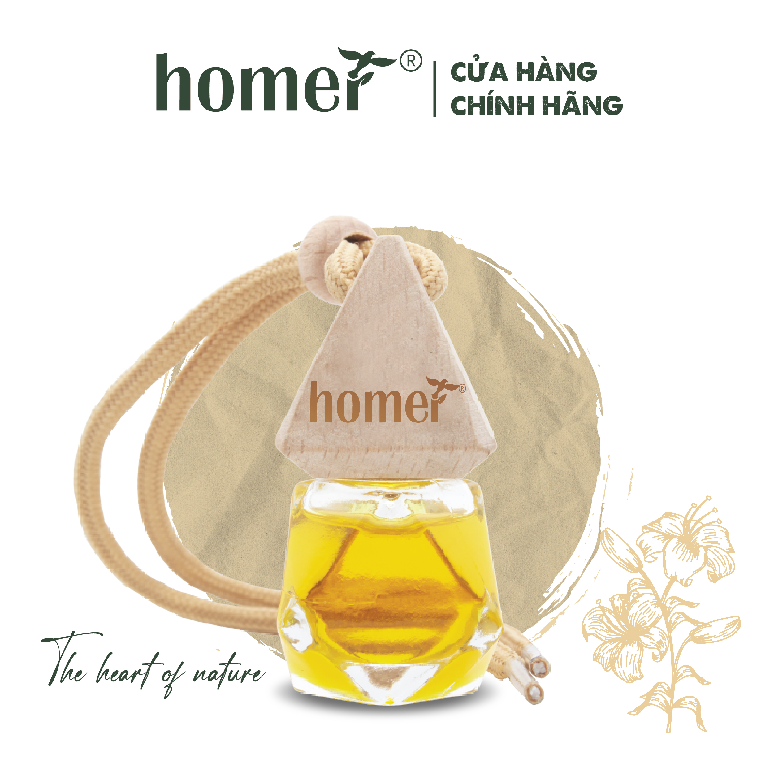 Tinh Dầu Hoa Ly Homer 100ml - Chính Hãng, Đạt Chuẩn Kiểm Định Cao Cấp - Tinh Dầu Xông Thơm Phòng, Thư Giãn, Khử Mùi hiệu quả