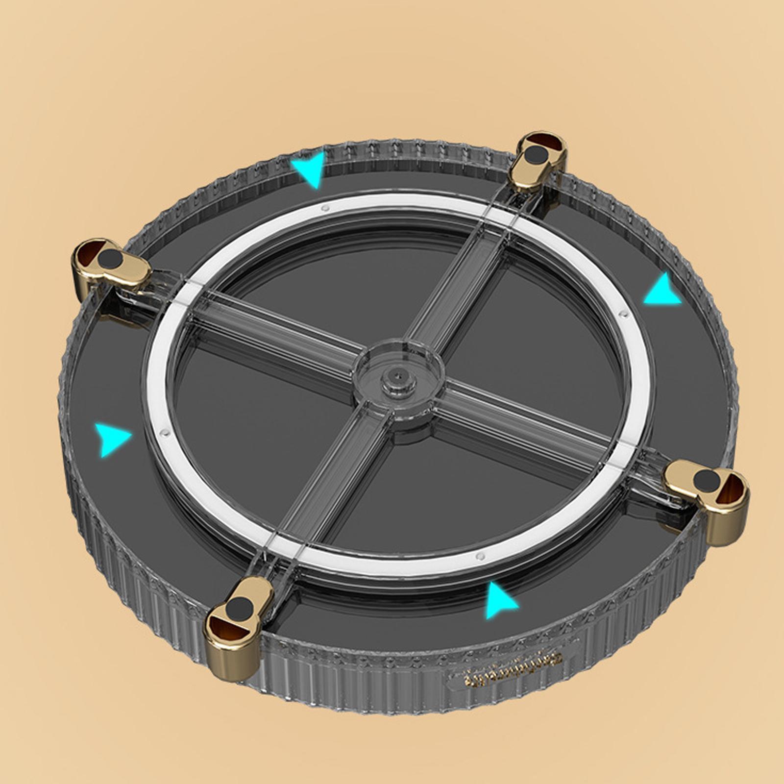 Rotating Makeup Organizer Spice Rack Cosmetic Organiser for Table