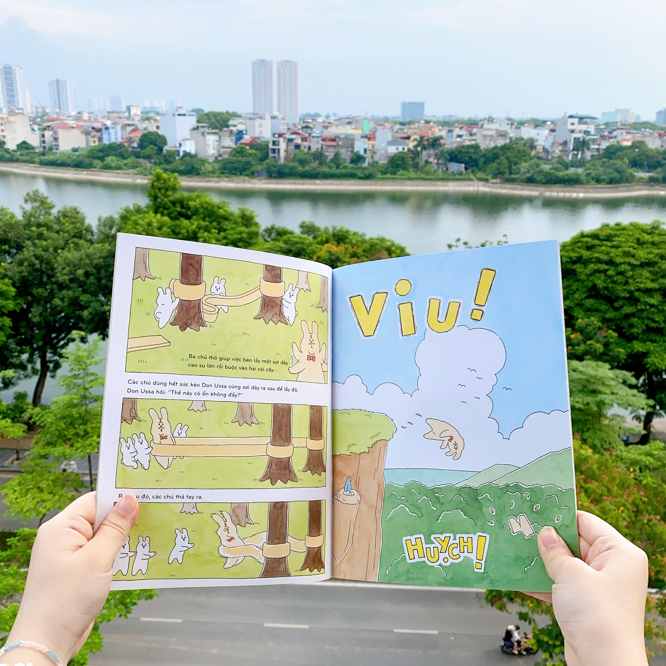 Sách cho bé từ 3 tuổi - Phát triển tư duy Thỏ Don Ussa bay lên trời