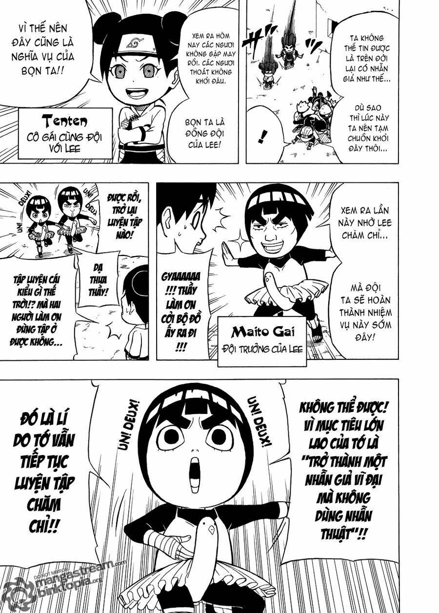 cửu vĩ hồ ly ngoại truyện rock lee chapter 3 5