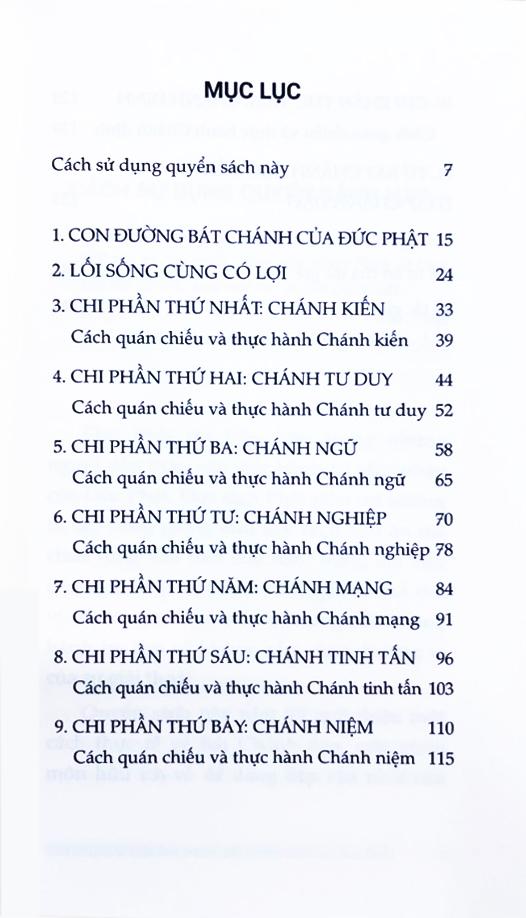 Sách - Con Đường Đi Đến Giải Thoát - Bát Chánh Đạo Của Đức Phật