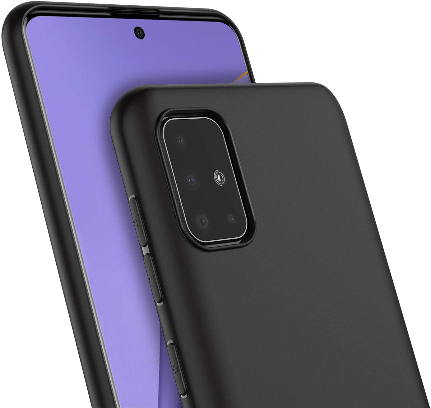 Ốp lưng silicon dẻo màu đen cao cấp cho Samsung A51