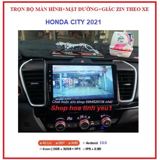 BỘ Màn hình DVD Androi cho xe ô tô HONDA CITY 2021 TẶNG PM VIETMAP S1 kèm MẶT DƯỠNG,màn android 9 inch đa chức năng.