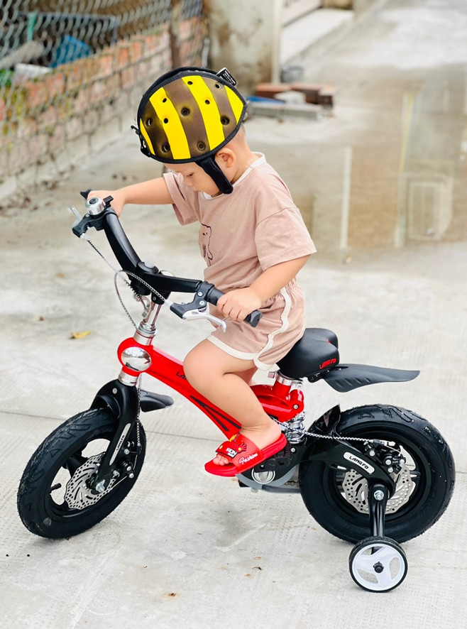 Xe Đạp Trẻ Em Cao Cấp LanQ FD41 Có Giảm Xóc Xe Dành Cho Bé Từ 2 Đến 7 Tuổi