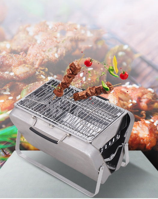 Lò Nướng Than BBQ Grill mini xếp gọn di động