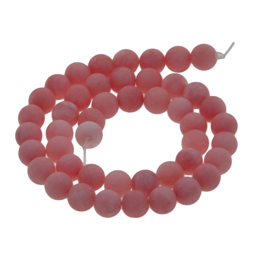 Natural Gemstone Stone 8mm Spacer Loose Round Beads DIY Jewelry Making Gifts Garden Decors