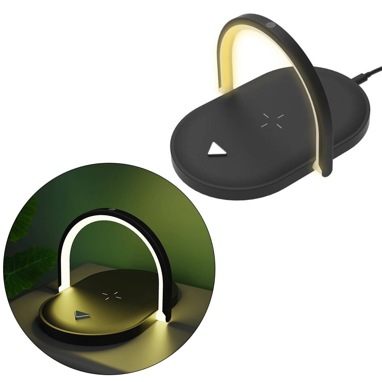 LED Desk Table Lamp 10W Charger Reading Study Light