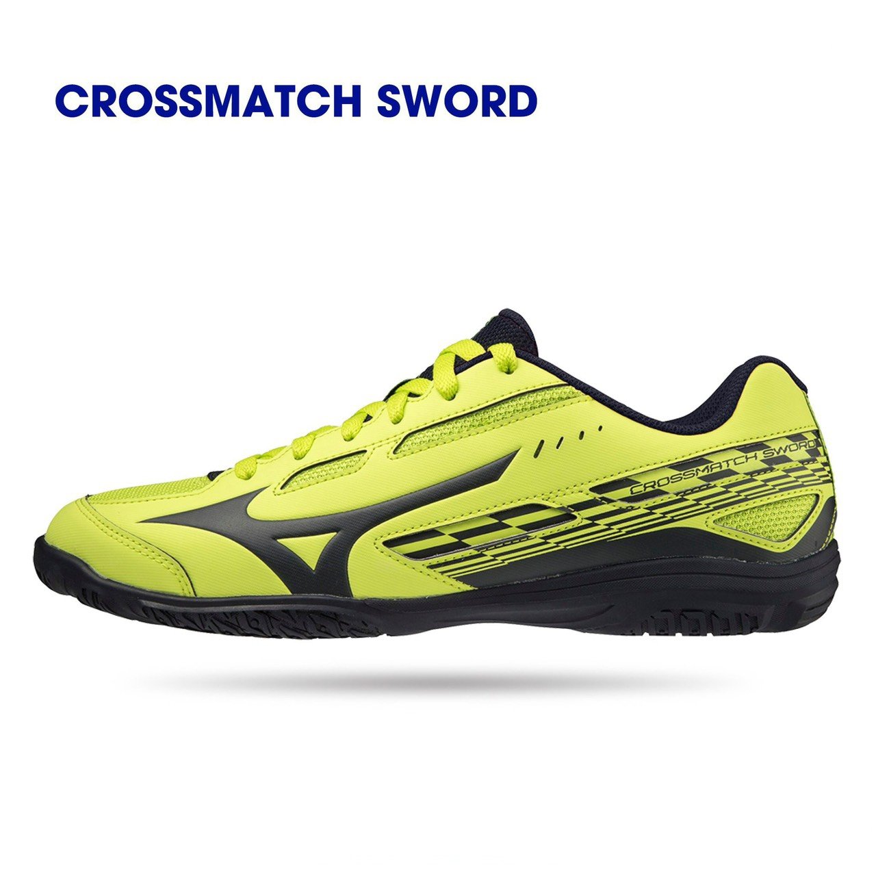 Hình ảnh Giày Bóng Bàn Mizuno Crossmatch Sword - Xanh Dương Đậm - Giày Cực Êm , Siêu Bám Sàn , Siêu Bền