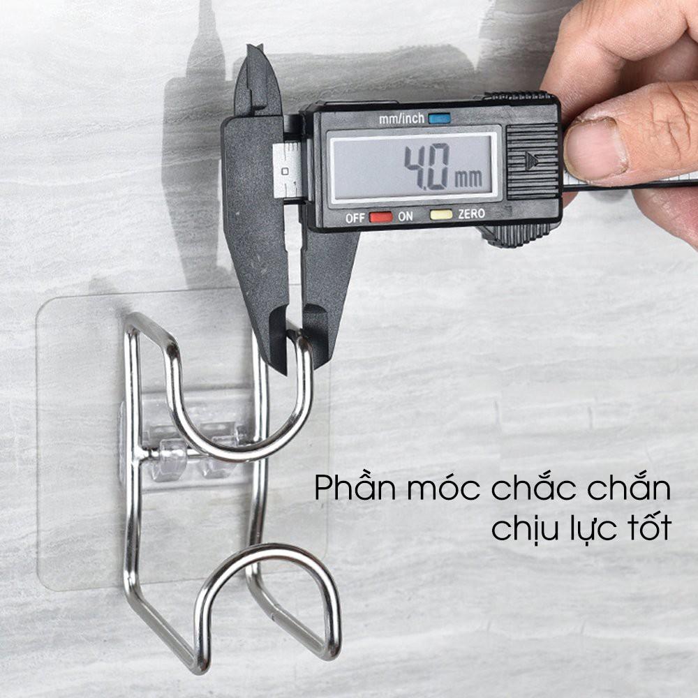 Móc dính tường treo chậu nhà tắm, móc inox treo đồ gia đình tiện tiện ích, Móc treo chậu , thau , rổ giá