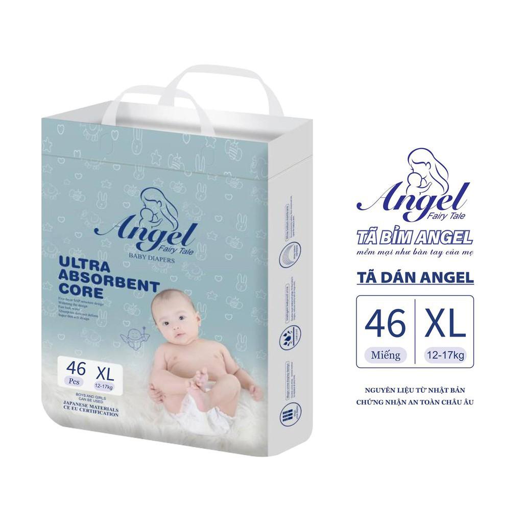 COMBO 2 Tã Dán ANGEL Ultra Absorbent Core Size NB62- S58-M54-L50-XL46