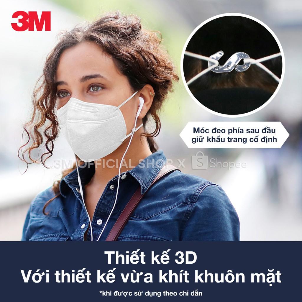 Khẩu Trang 3M KF94 9013 Trắng - Đen Gói 1 Cái