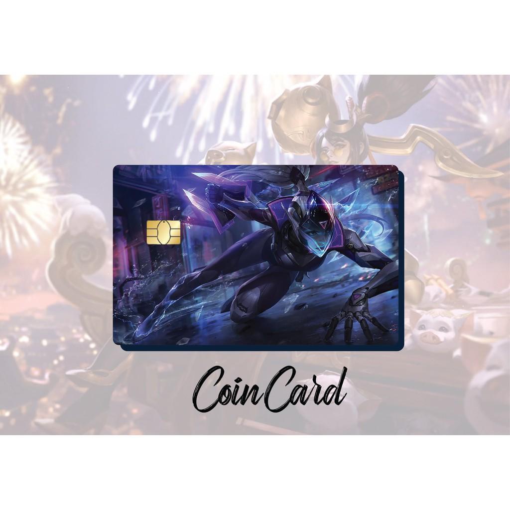 VAYNE (Decal dán Thẻ ATM, debit, thẻ từ, thẻ chung cư, bảo vệ thẻ) |