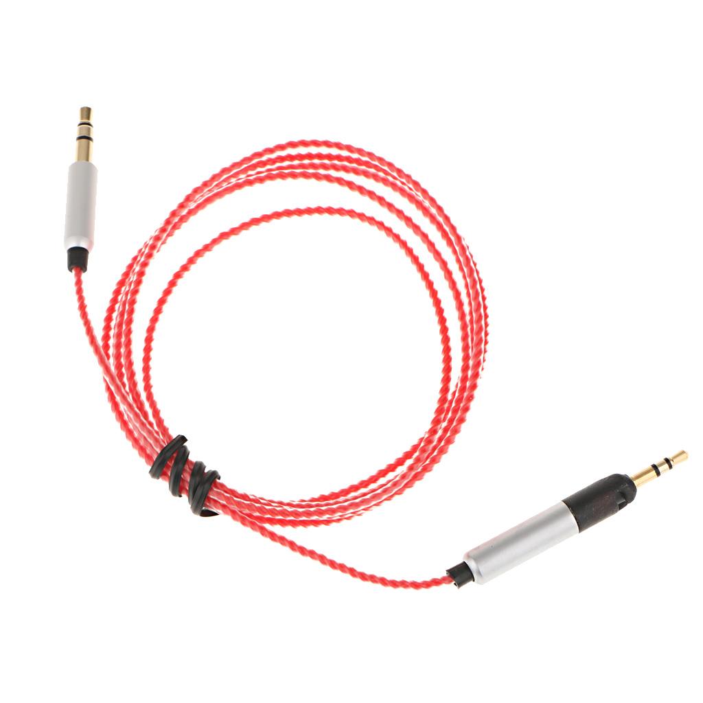Upgrade Extension Cable Lead for Sennheiser HD598, HD558, HD518 Headphones Tangle-Free Premium Headphone Replacement Audio Cord 1.2m