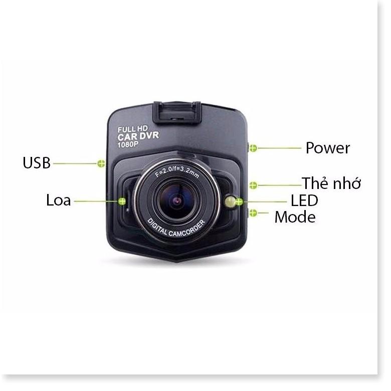 Camera hành trình gắn kính lái ô tô Full HD 1080P