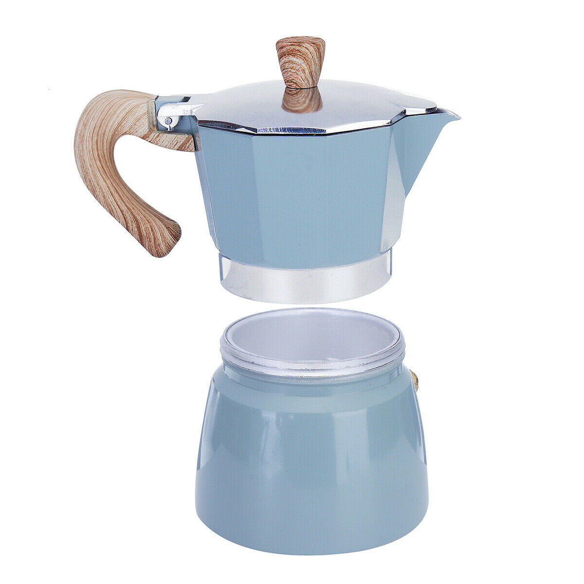 Bình Moka pha cà phê thiết kế theo  phong cách Ý cổ điển 3 cup 150ml nhỏ gọn tiện lợi