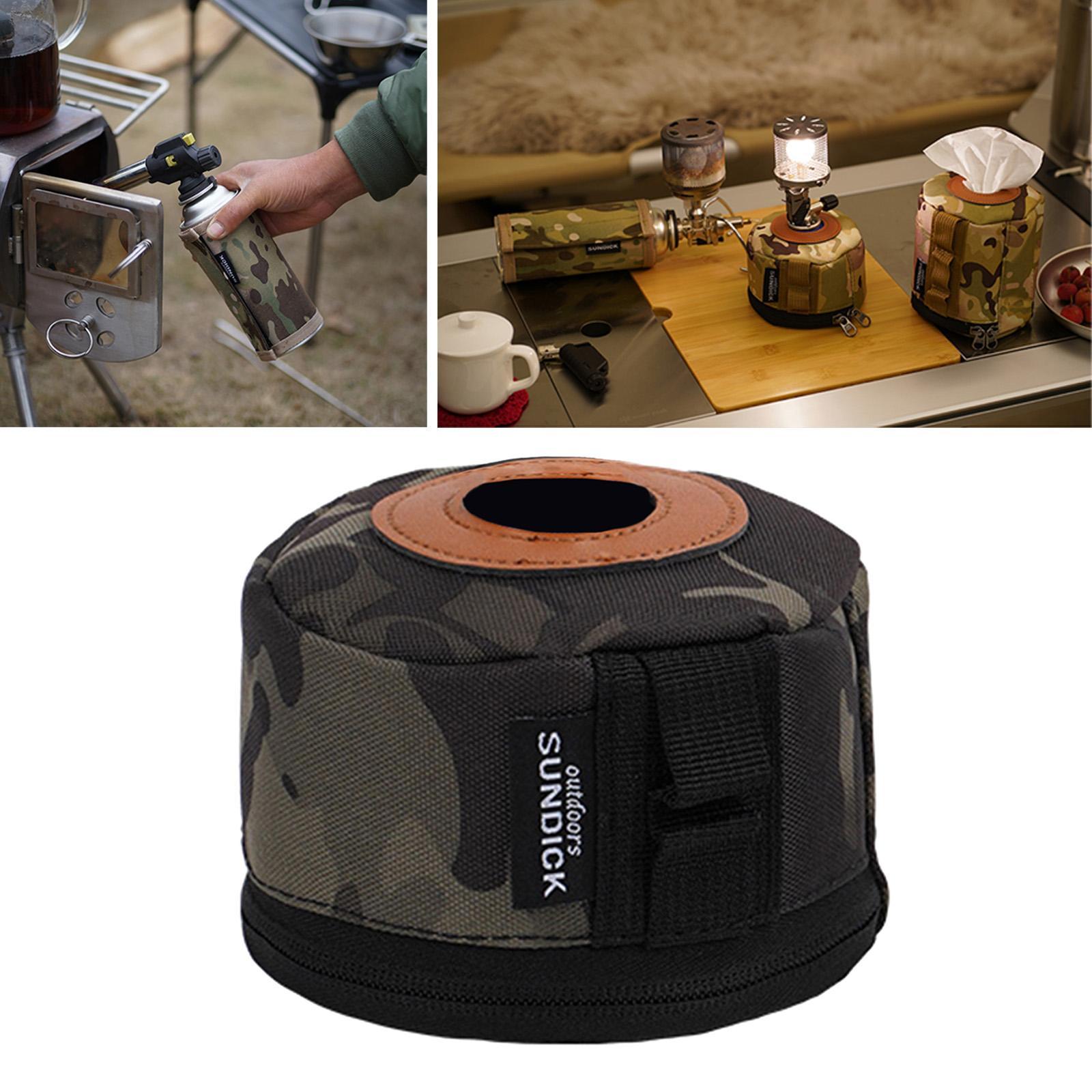 Gas Tank Protective Case Fuel Cylinder Canister Storage Cover for Picnic Travel Hiking Outdoor Camping