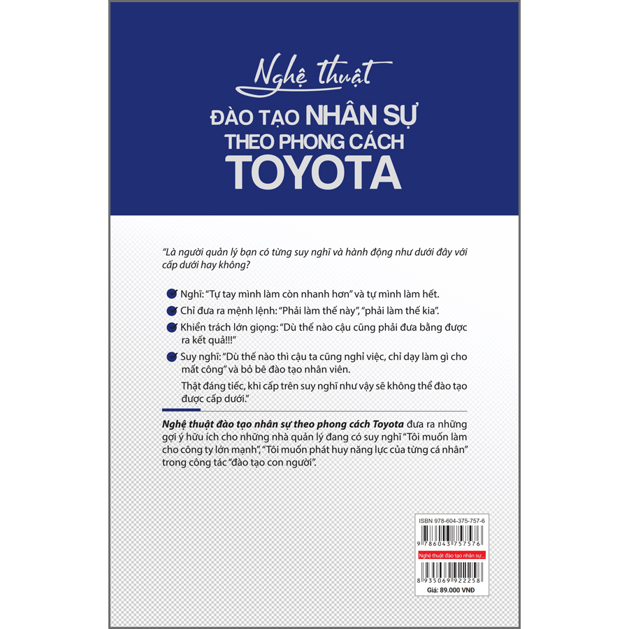 Đào tạo nhân sự theo phong cách của Toyota