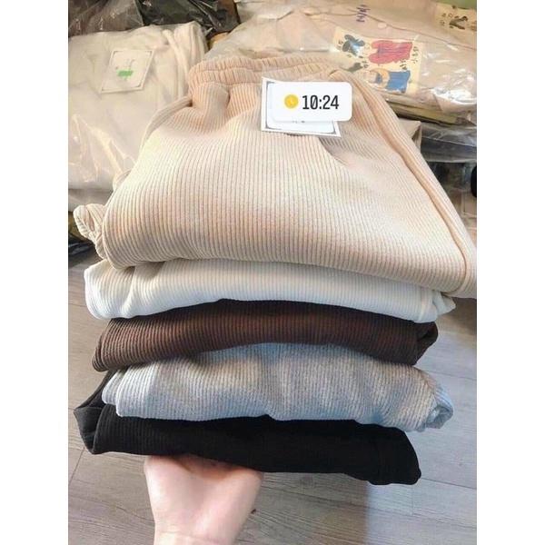 BÁN LỖ QUẦN THUN TĂM ỐNG BO