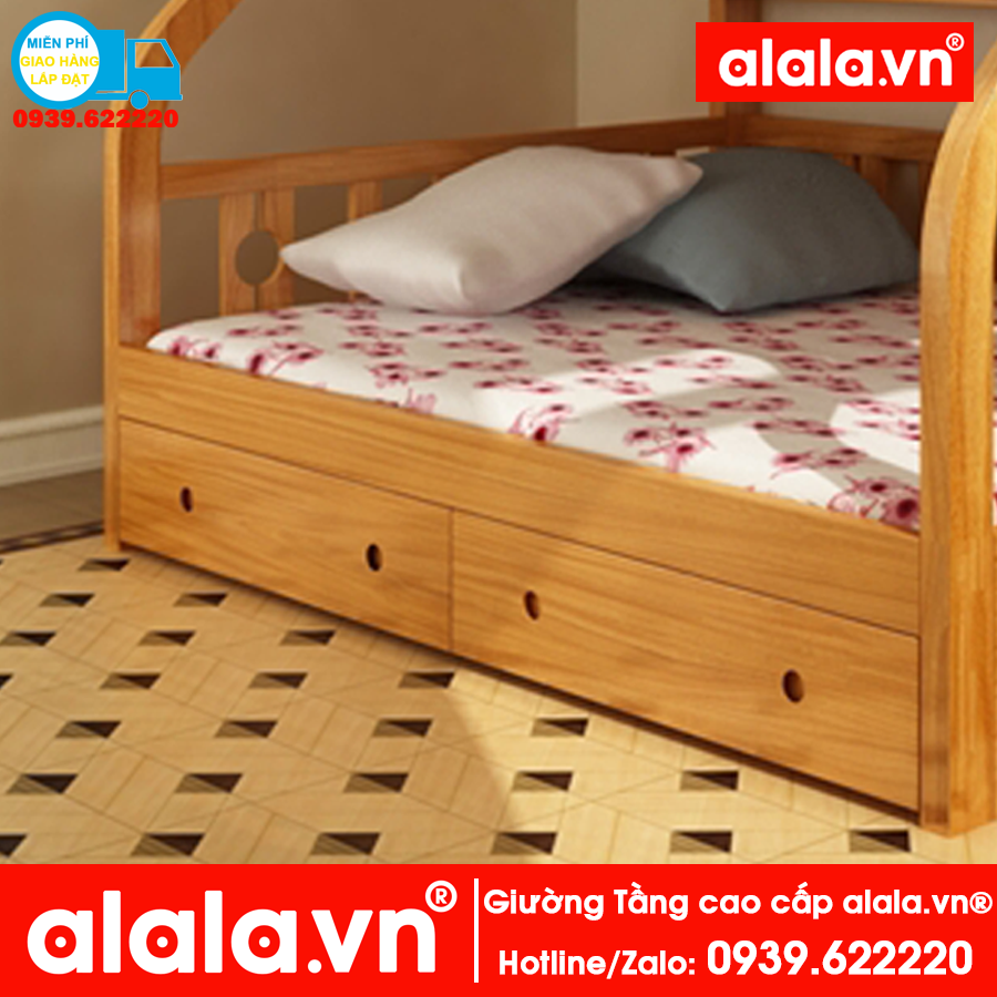 Giường tầng ALALA102 ( 1m4, 1m6 ) cao cấp - Thương hiệu: ALALA - Za.lo: 0939.622220