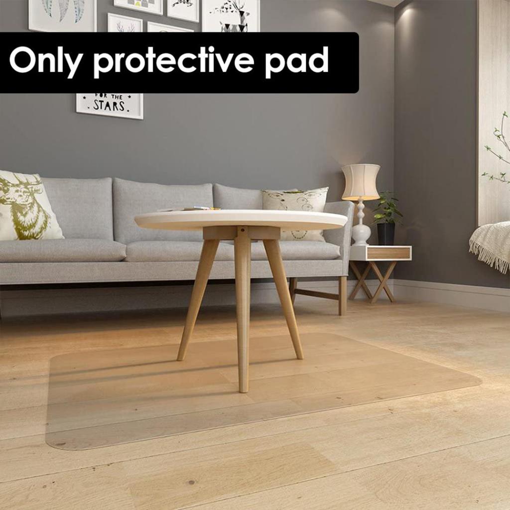 2xOffice Computer Carpet Protector Chair Mat 1.5mm Thick PVC Mat 40x60cm