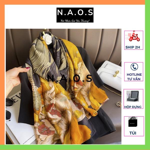 -Khăn choàng lụa khăn lụa dáng dài 180x90cm họa tiết -Qùa tặng 20/10-quà tặng sinh nhật-quà tặng 8/3-quà tặn